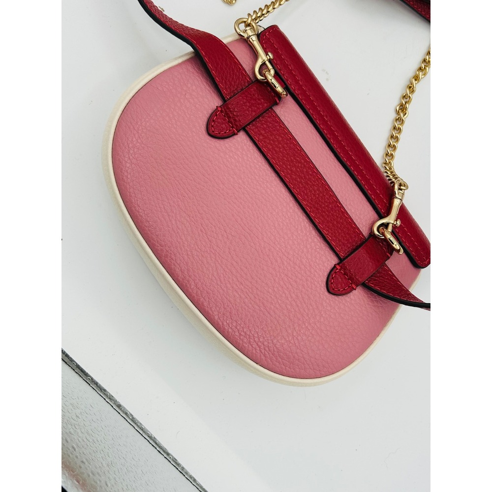 Coach Saddle Belt Bag Colorblock Pebbled Leather NEW - Picture 4 of 4